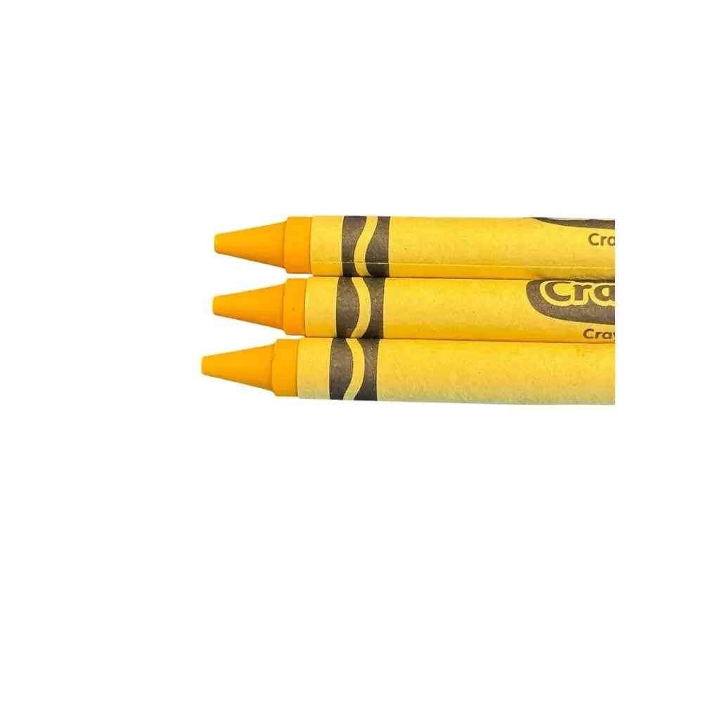 Lot Of 3 RETIRED Crayola Dandelion Crayons